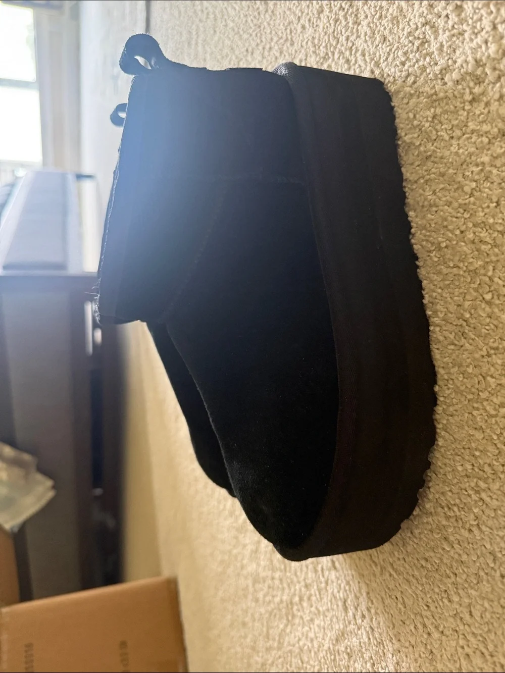 UGG Black Platform Slip-On Clogs